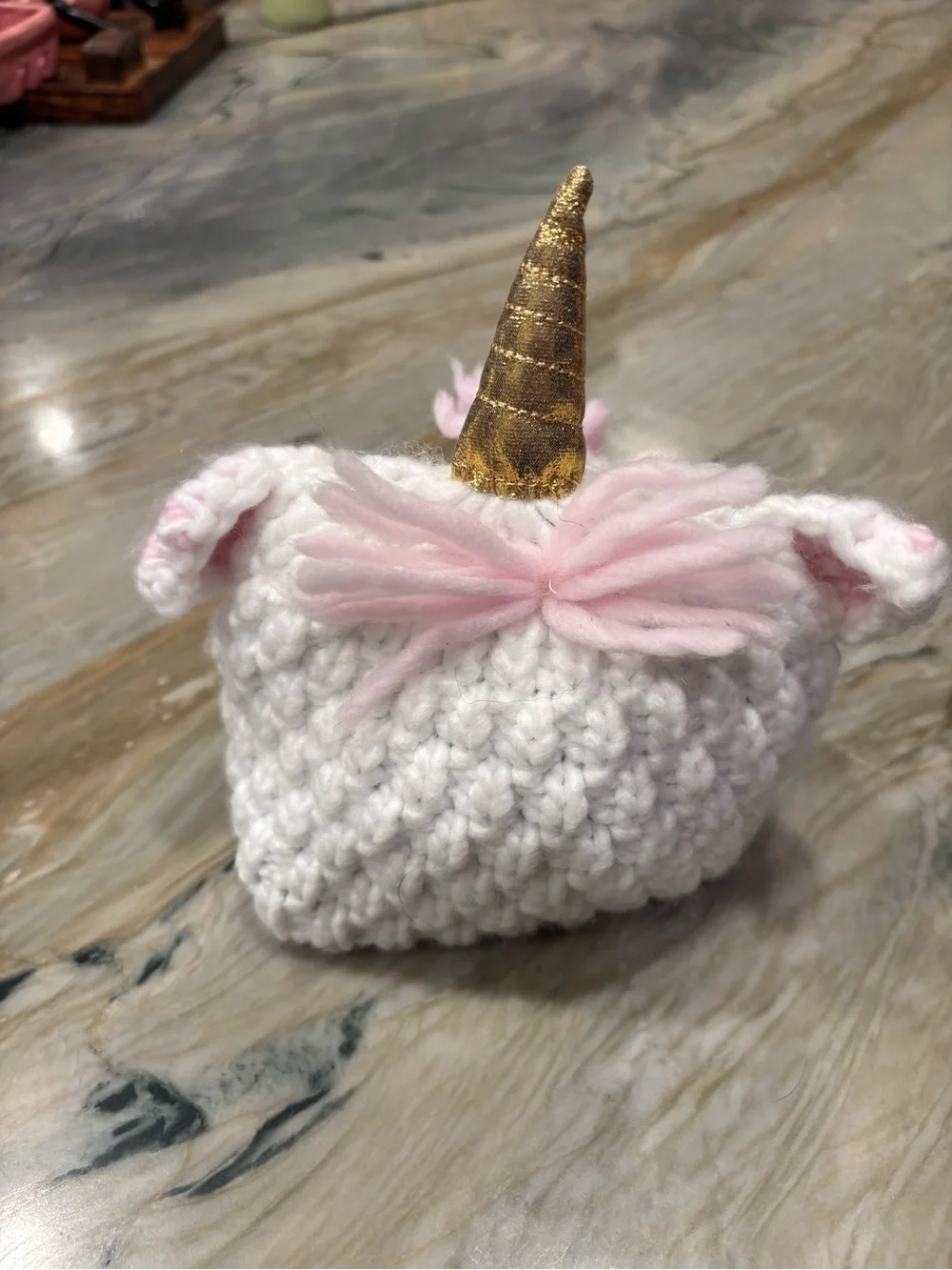 Adorable Unicorn Knit Hat